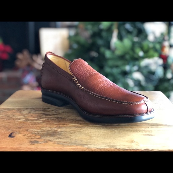 SOLD! // Martin Dingman Leather Slip-On Loafers 530073 10 M NOS - Picture 10 of 16